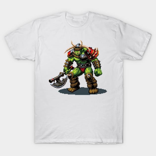 Orc from Warcraft T-Shirt by Retro8Bit Fashion Store